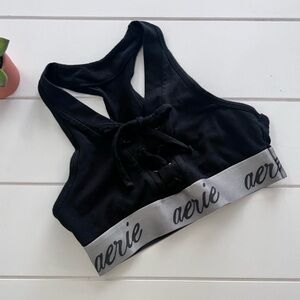 Aerie black bralette